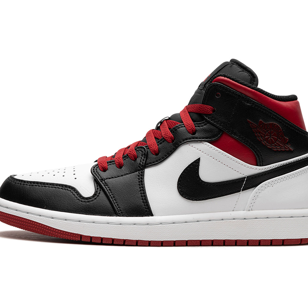 Air Jordan 1 Mid Gym Red Black Toe