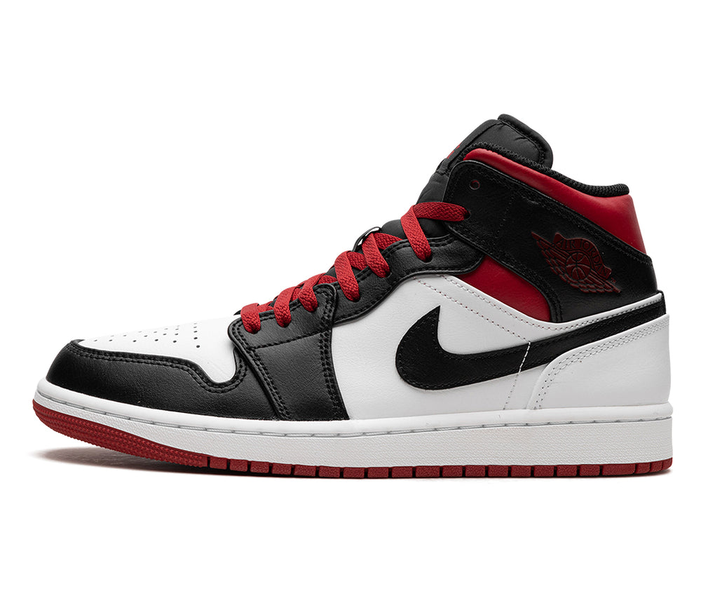 Air Jordan 1 Mid Gym Red Black Toe