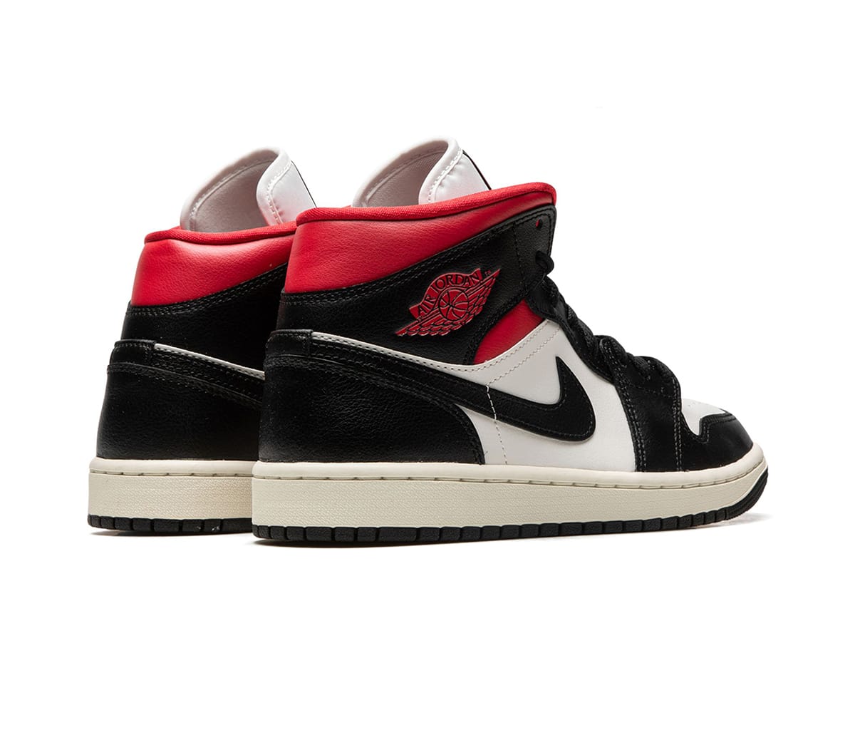 air jordan 1 mid black gym red gs