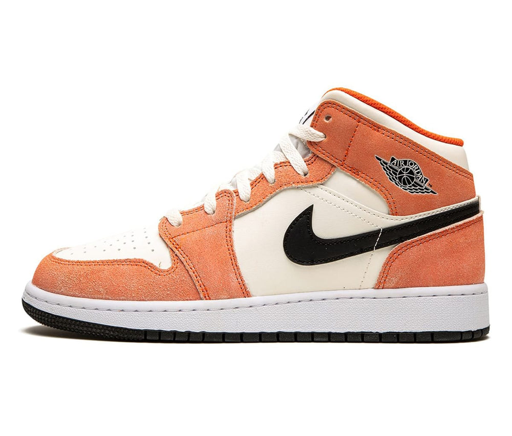 Air Jordan 1 Mid Orange Suede (GS)