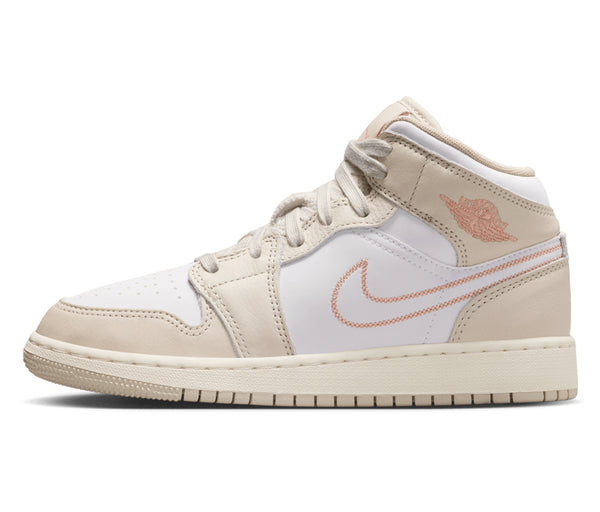 Air Jordan 1 Mid Sand Drift White Madder Root (GS) – Air Jordan