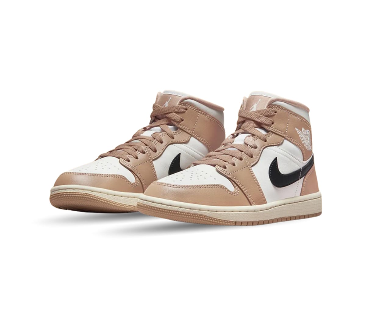 Air Jordan 1 Mid Tan Black (W)