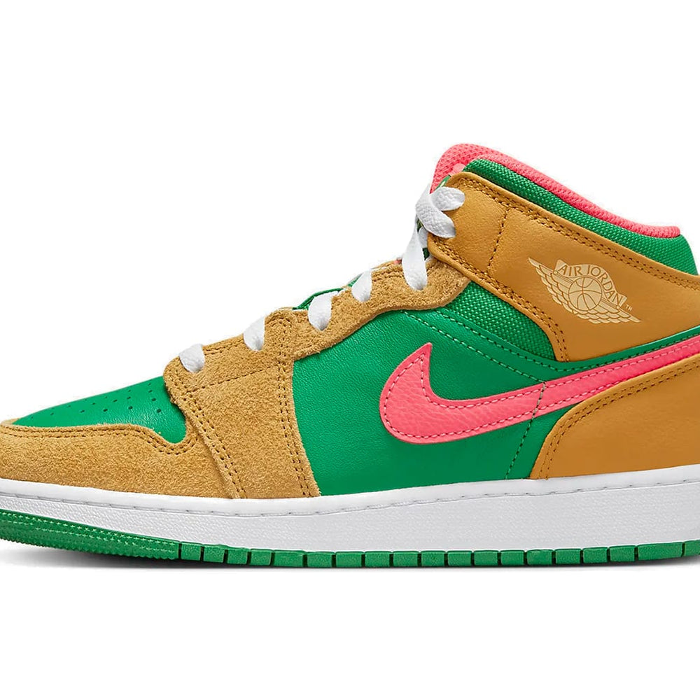 
                      
                        Air Jordan 1 Mid Wheat Watermelon (GS)
                      
                    