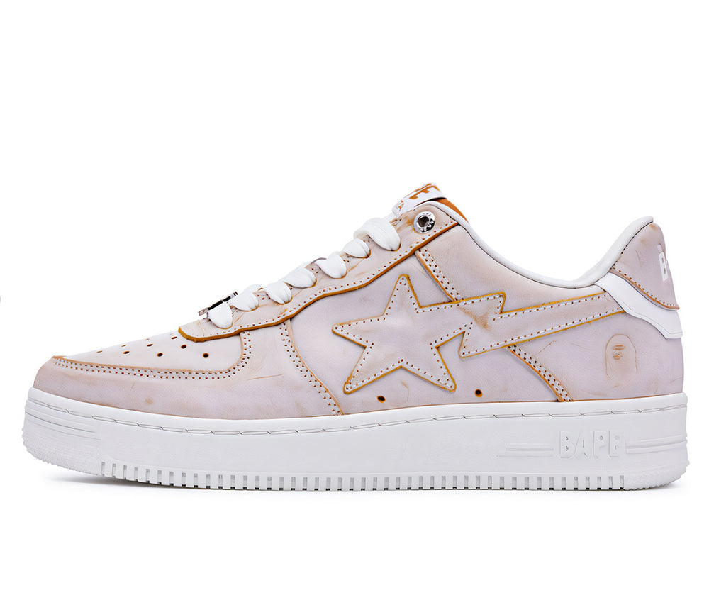 Bape Bape Sta Wear Away Paint Beige