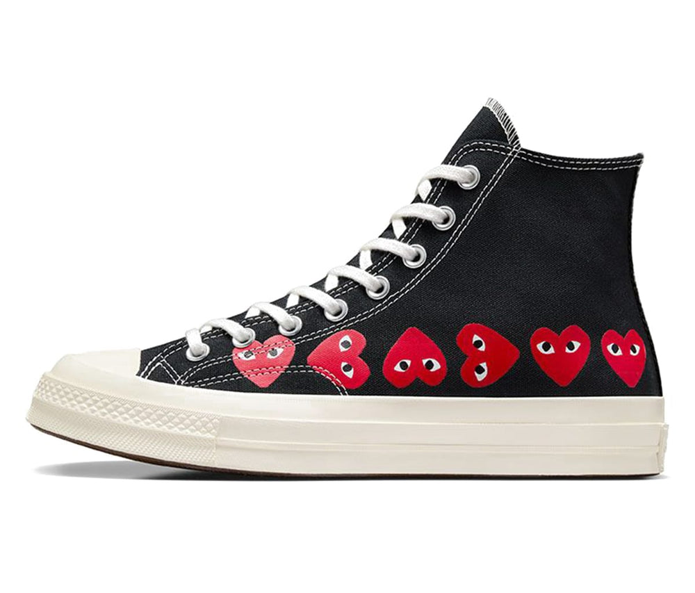 Converse Chuck Taylor All-Star 70 Hi Comme des Garcons PLAY Multi-Heart Black