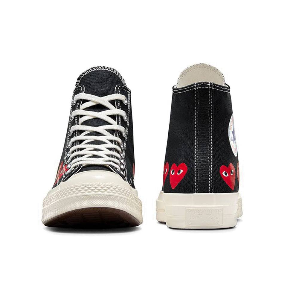 
                      
                        Converse Chuck Taylor All-Star 70 Hi Comme des Garcons PLAY Multi-Heart Black
                      
                    