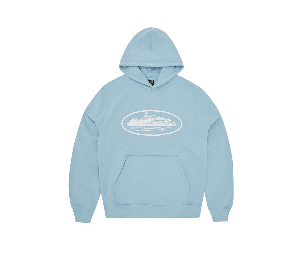 Corteiz Alcatraz Hoodie Baby Blue