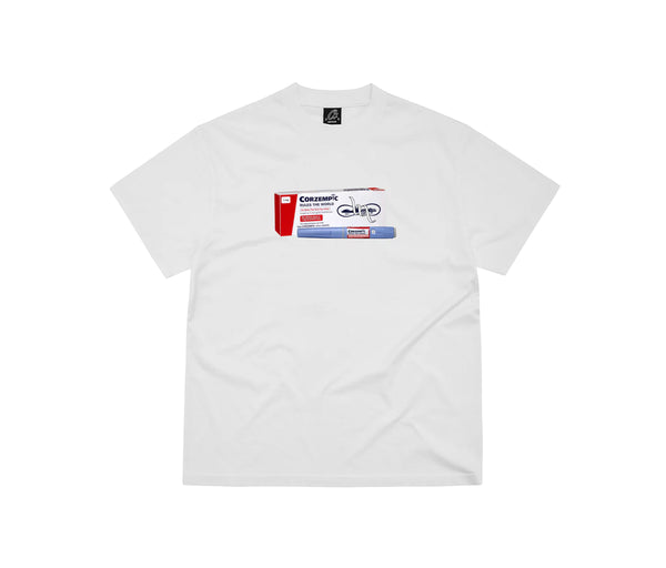 Corteiz Corzempic Tee White – Corteiz