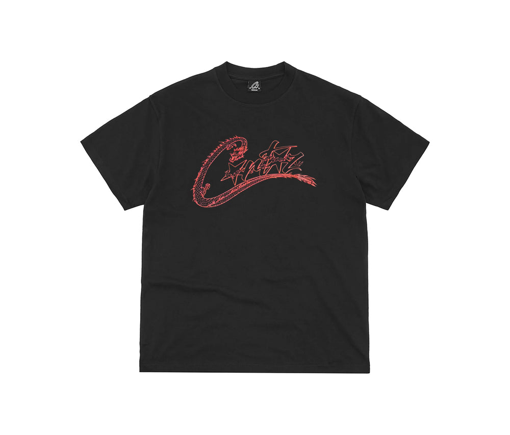 Corteiz Dragon Allstarz Tee Black