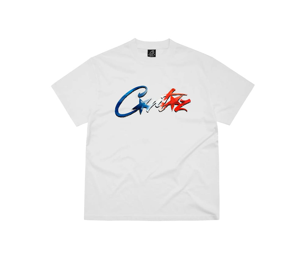 Corteiz Francais Allstarz Tee White