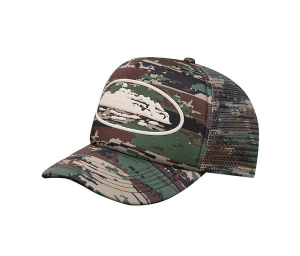 Corteiz Alcatraz Puff Print Trucker Hat Digi Camo – Corteiz