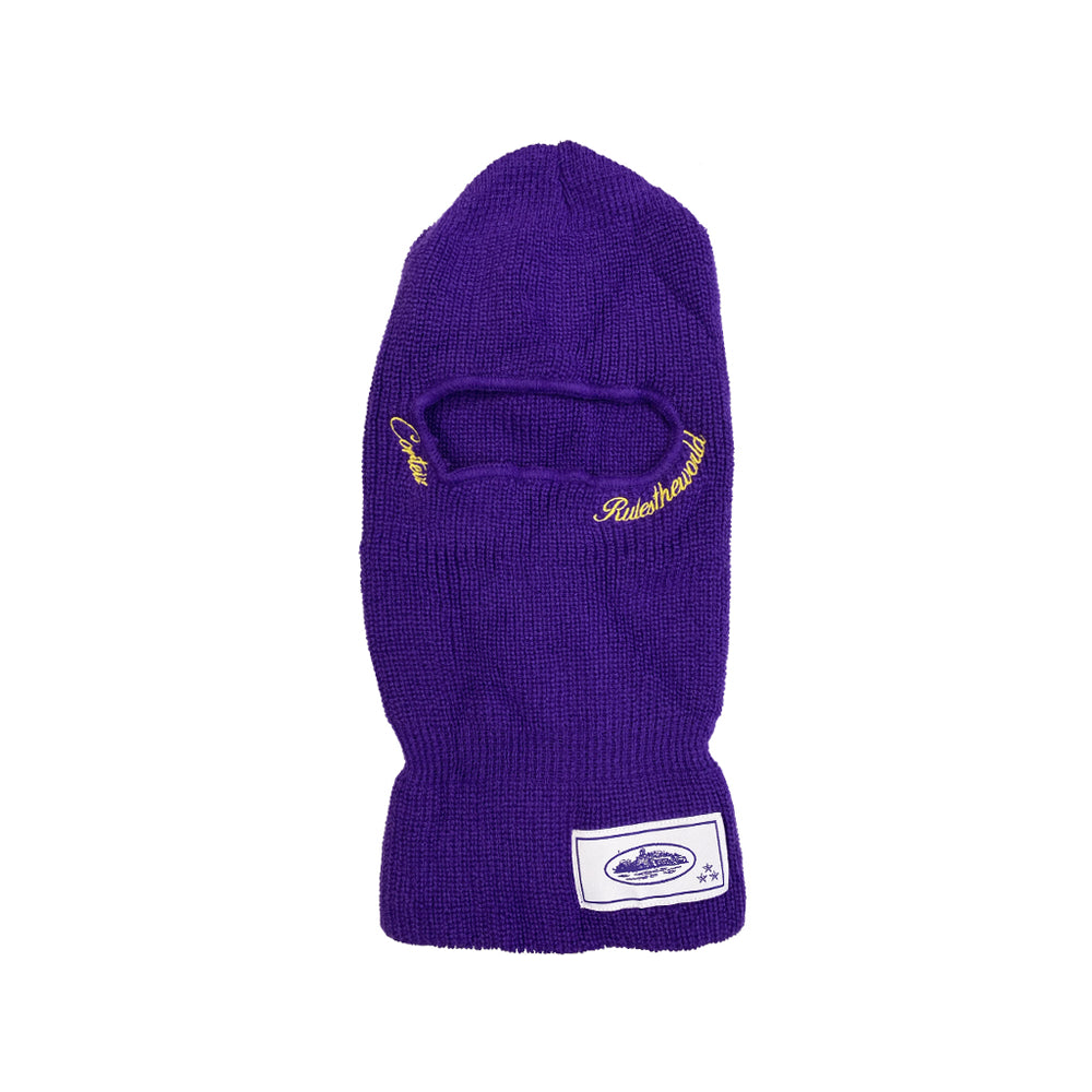 Corteiz Knit Balaclava Purple