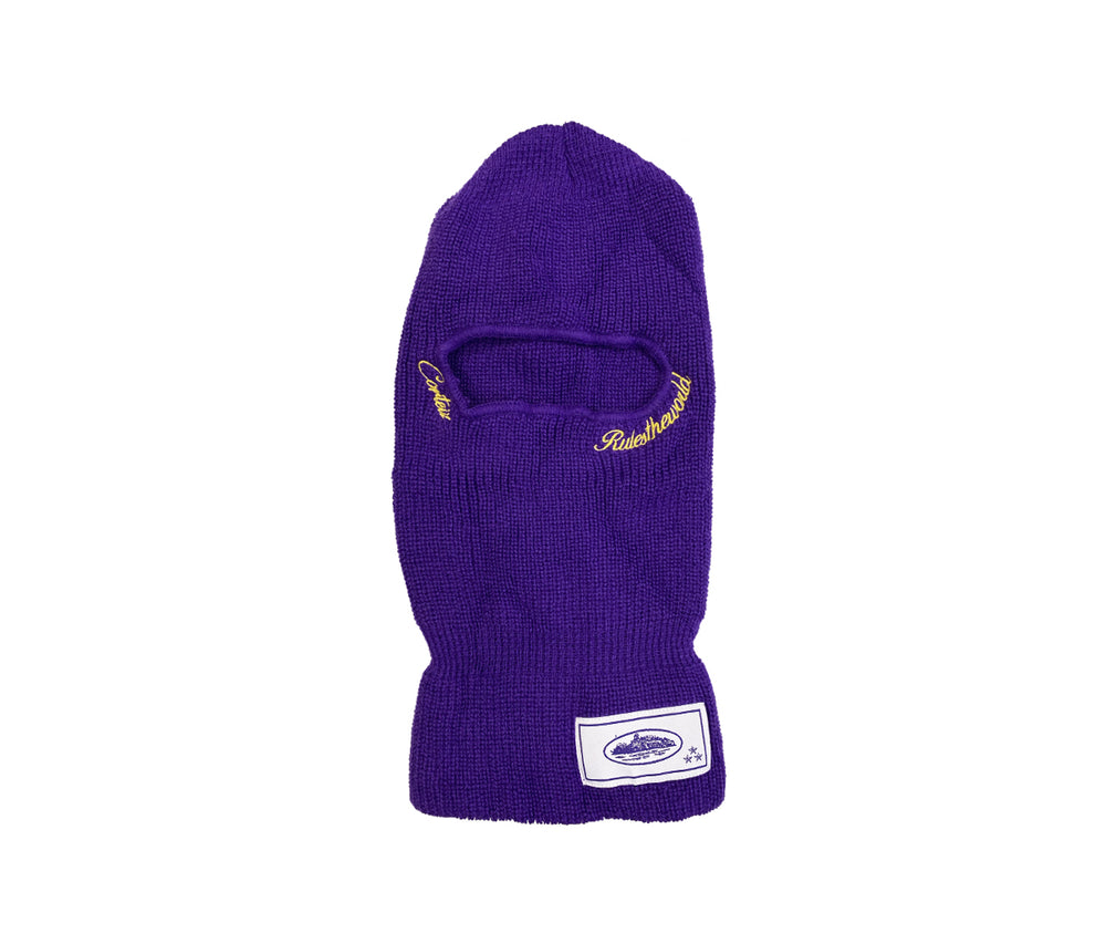 Corteiz Knit Balaclava Purple