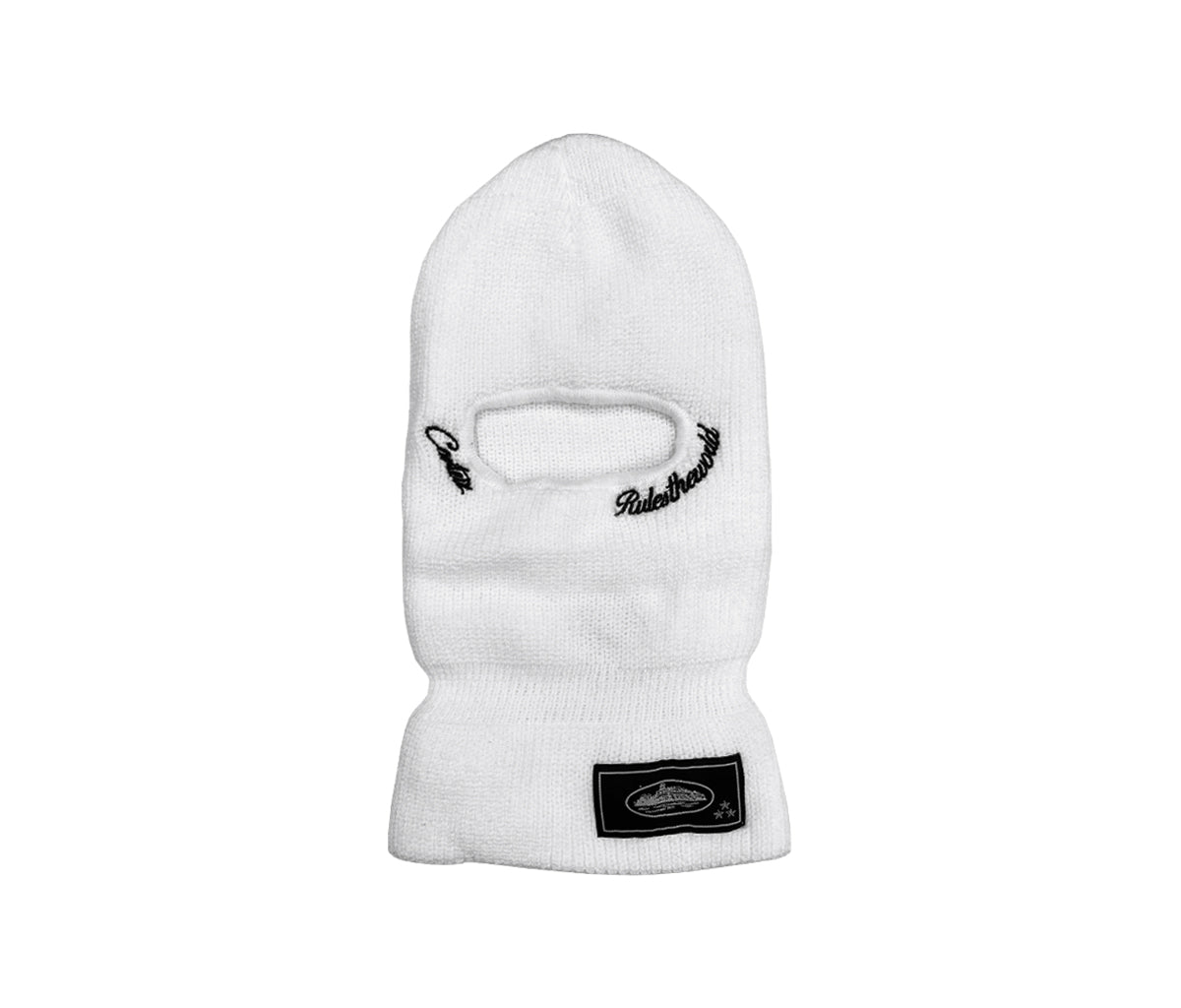 Corteiz Knit Balaclava White