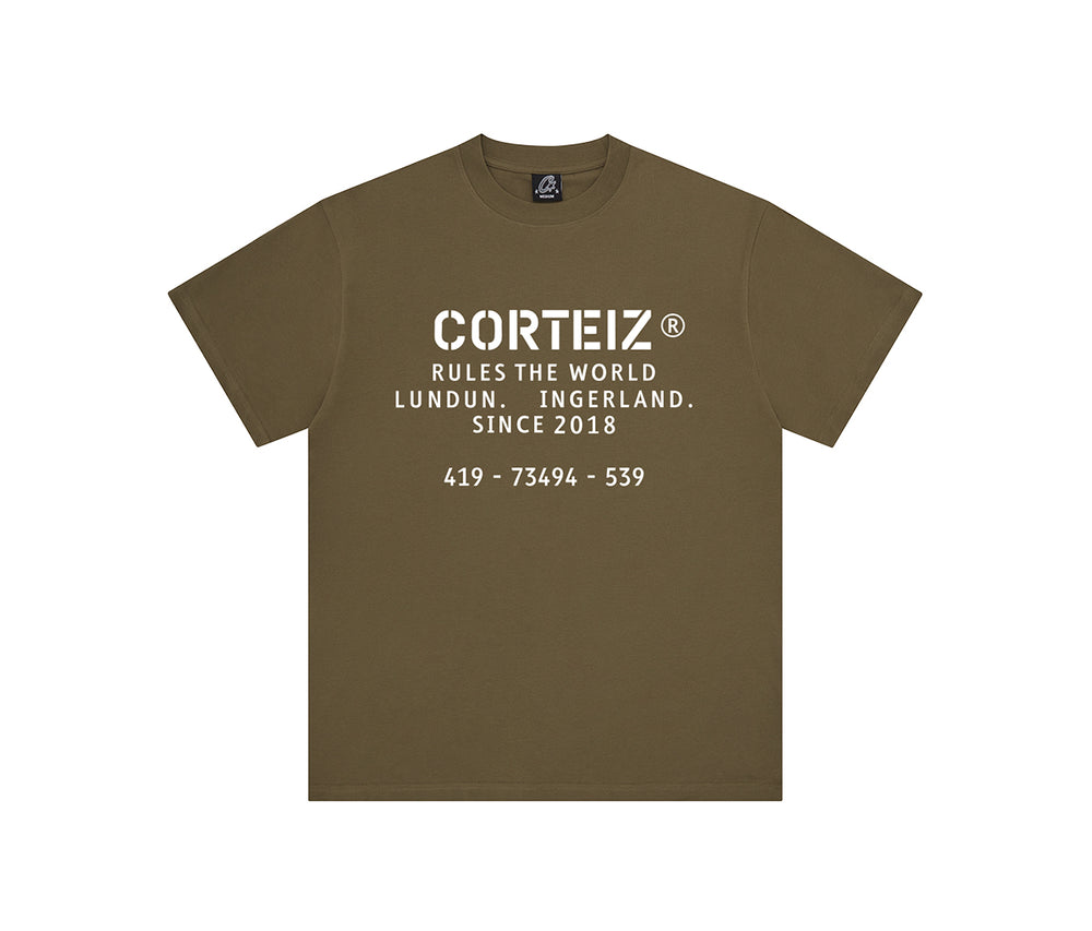 Corteiz OG Stencil Tee Khaki