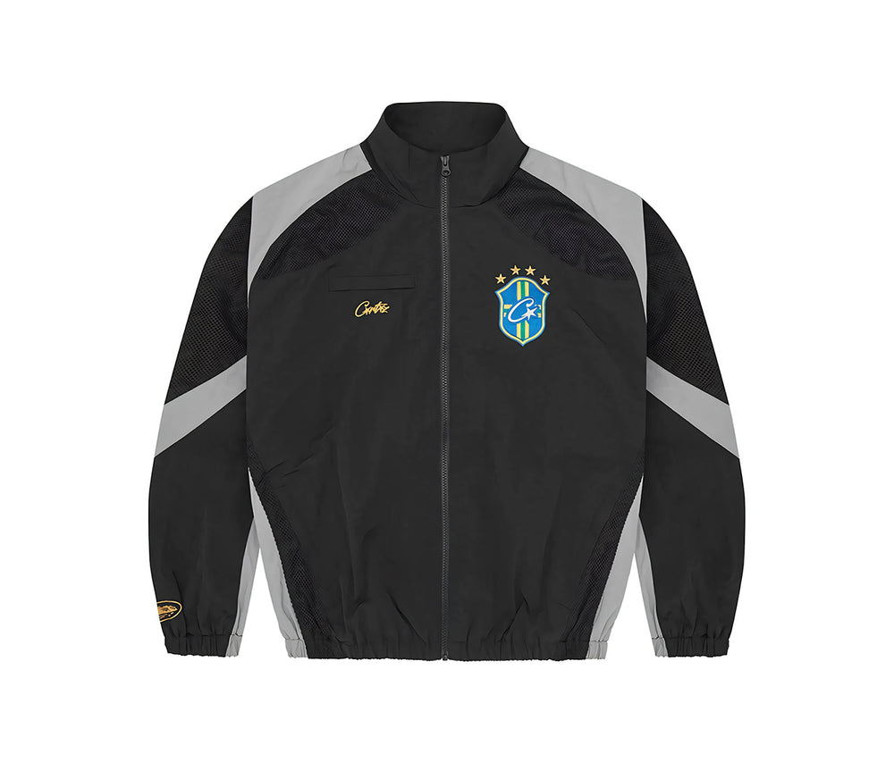 Corteiz Olympic Shuku Brasil Jacket Black/Black