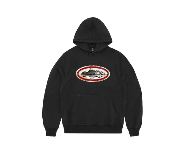 Corteiz Rusty Alcatraz Hoodie Black – Corteiz