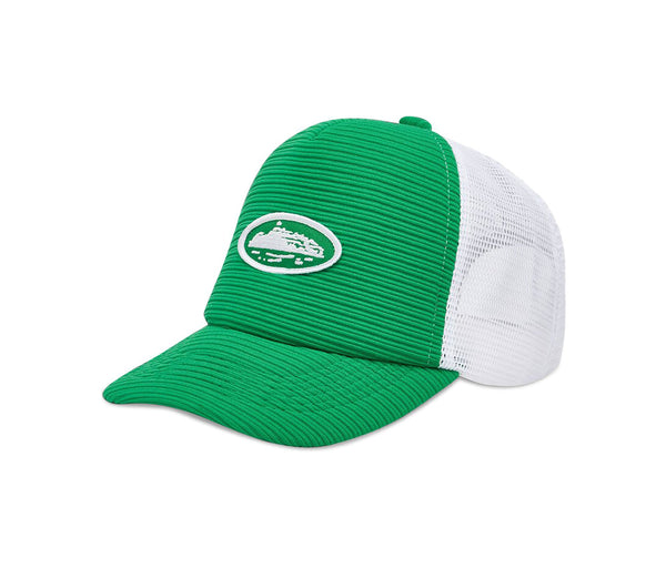 Corteiz Short Peak Trucker Green – Corteiz