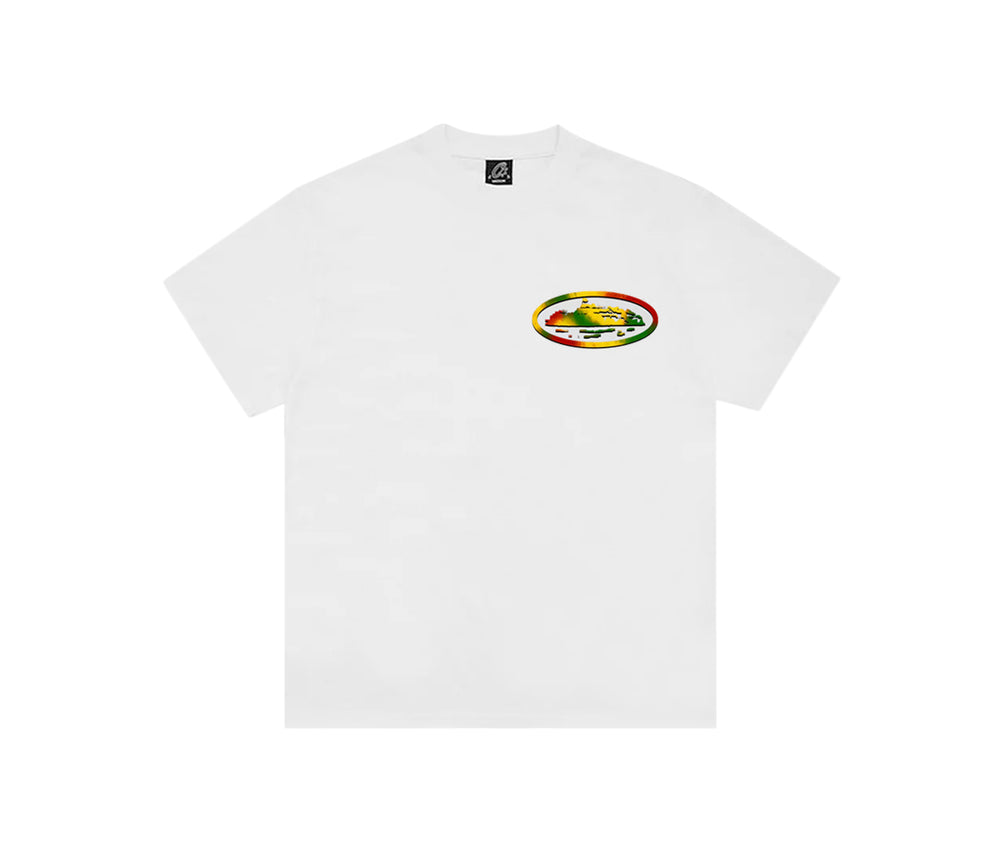 Corteiz Sunset Tee White