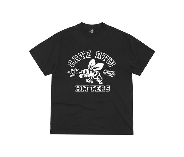 Corteiz The Hitters Tee Black – Corteiz