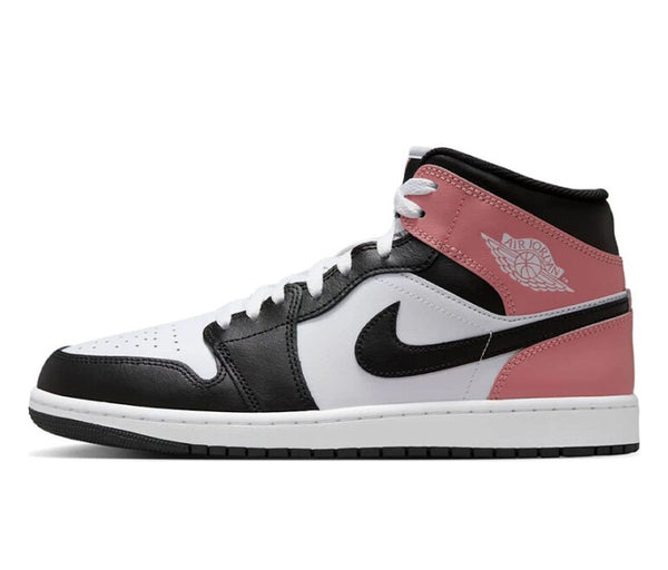 Air Jordan 1 Mid White Rust Pink Black – Air Jordan