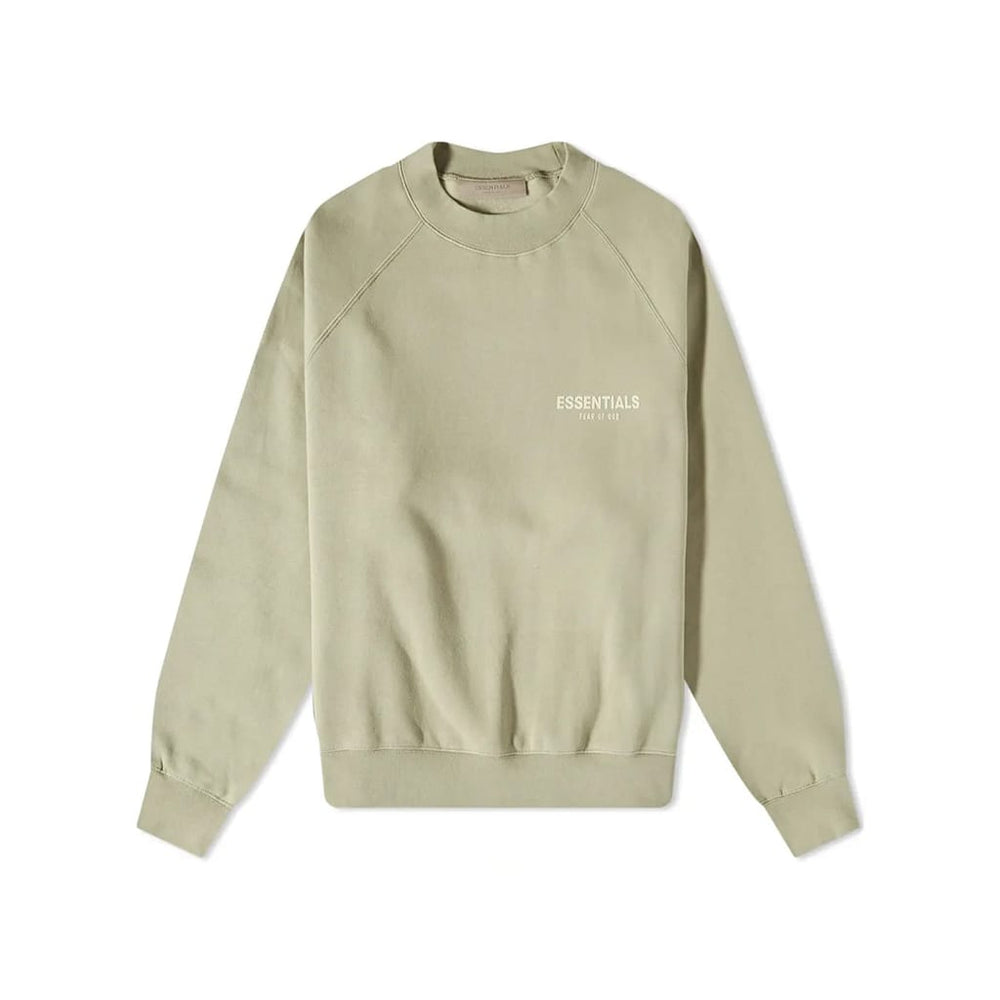 Fear of God Essentials Logo Crew Neck Sweat Seafoam