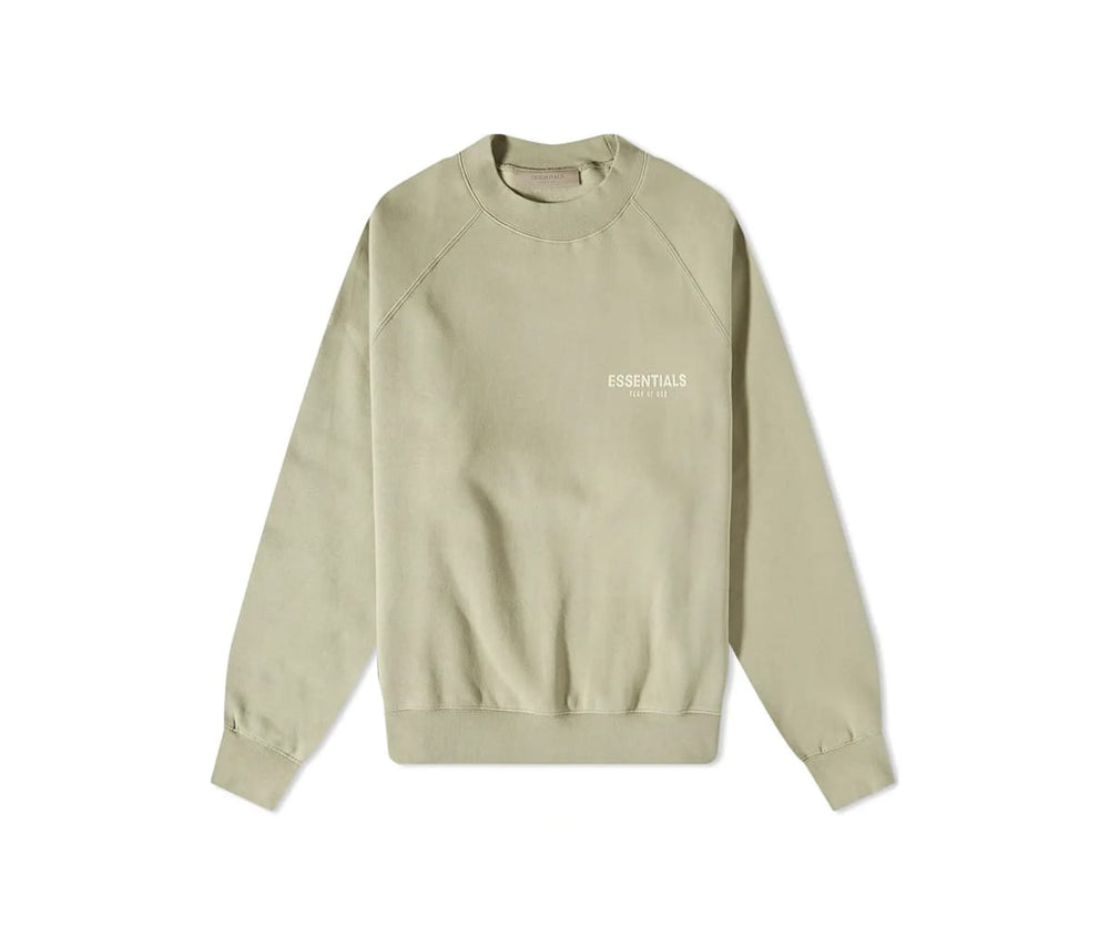 Fear of God Essentials Logo Crew Neck Sweat Seafoam