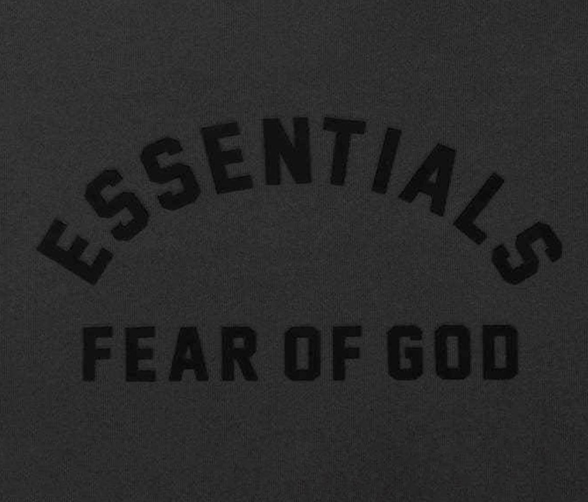 Fear Of God Essentials Arch Logo Hoodie Jet Black Section Store Fear Of God Essentials Arch Logo Hoodie Jet Black Section Store