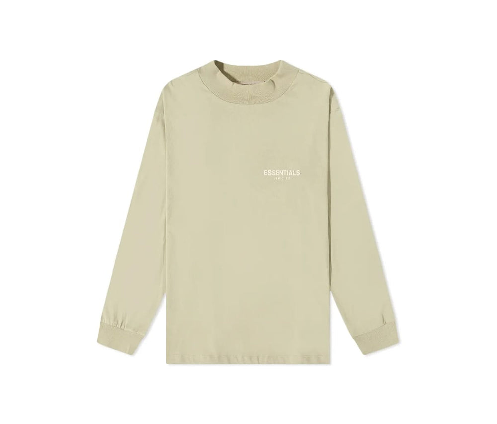 Fear of God Essentials Long Sleeve Logo Tee Wheat