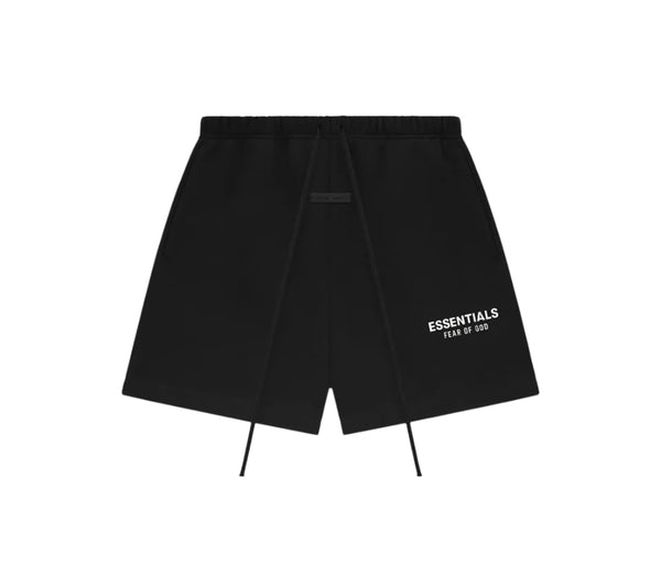 Fear of God Essentials Sweatshorts Jet Black (SS25) – Fear of God Essentials