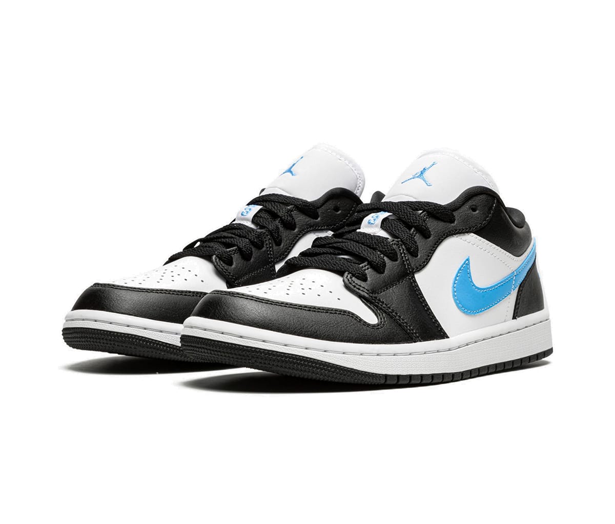 Air Jordan 1 Low Black University Blue White (W)