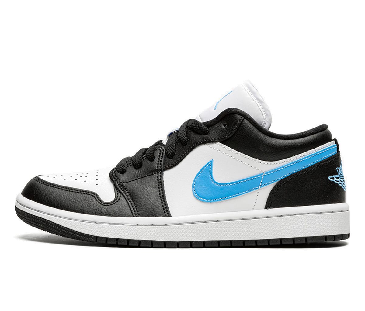 Air Jordan 1 Low Black University Blue White (W)