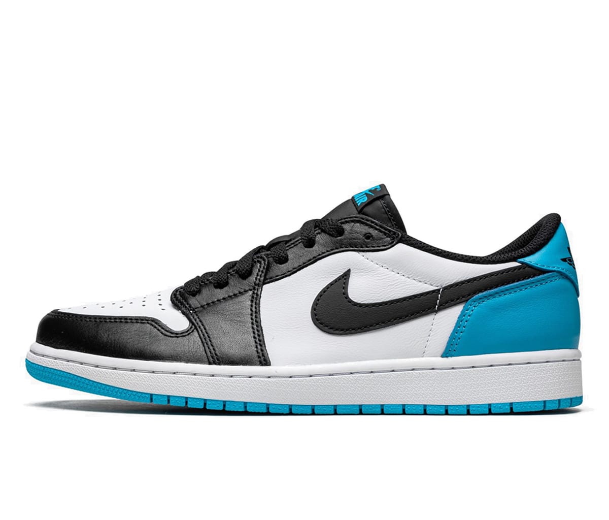 Air Jordan 1 Low Black Dark Powder Blue