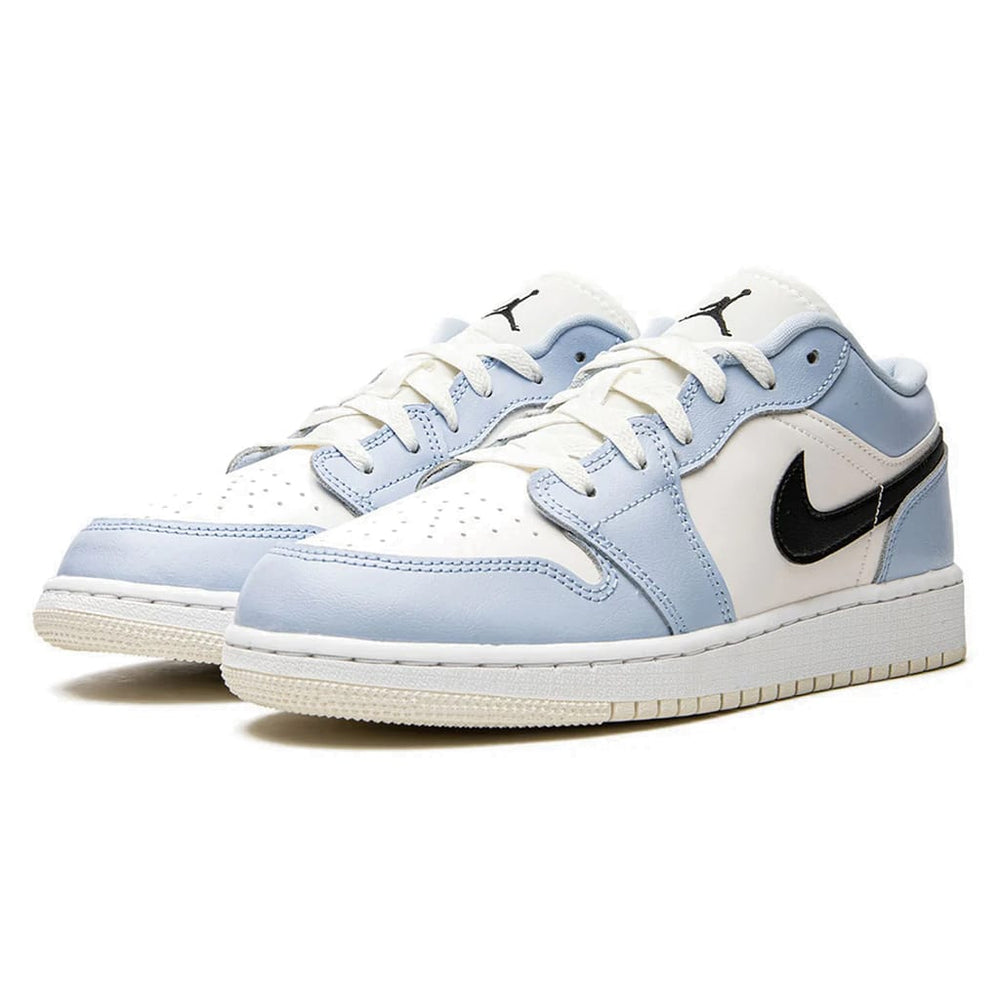 Air Jordan 1 Low Ice Blue Black (GS)