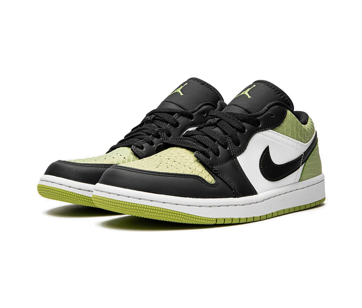 Air Jordan 1 Low Snakeskin Vivid Green (W)