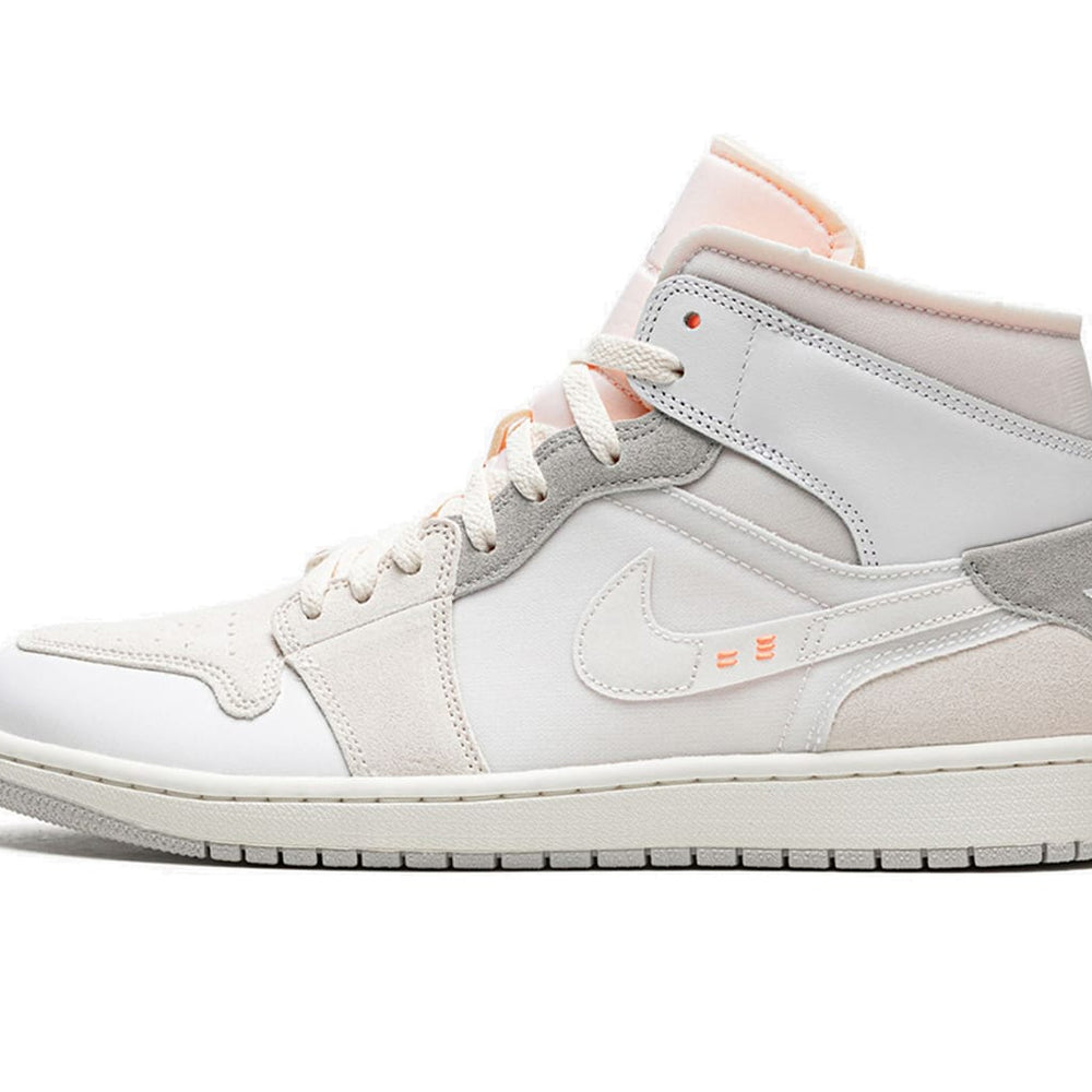 Air Jordan 1 Mid Craft Inside Out White Grey