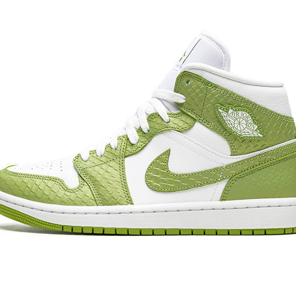 Air Jordan 1 Mid Green Python (W)