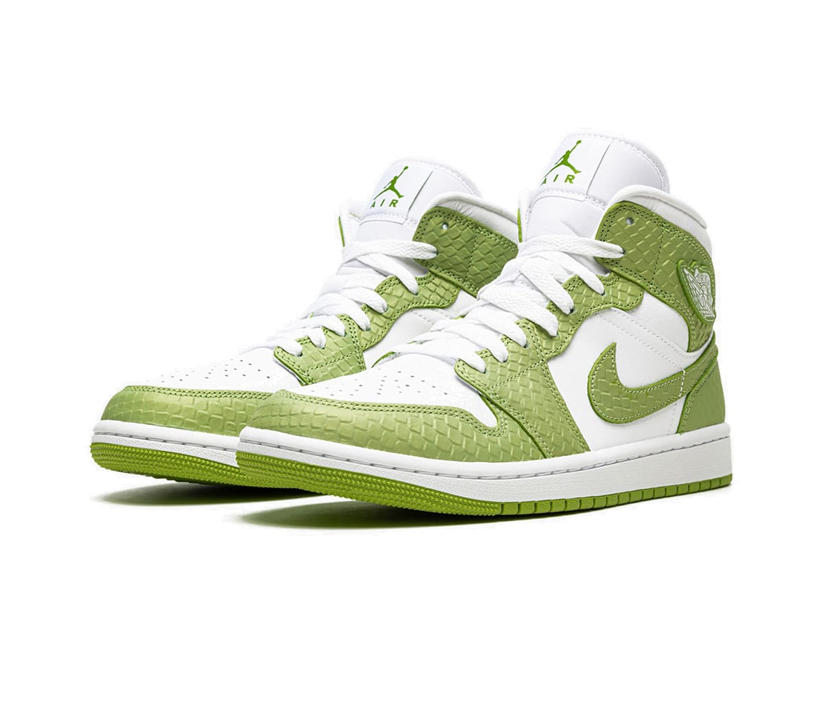 Air Jordan 1 Mid Green Python (W)