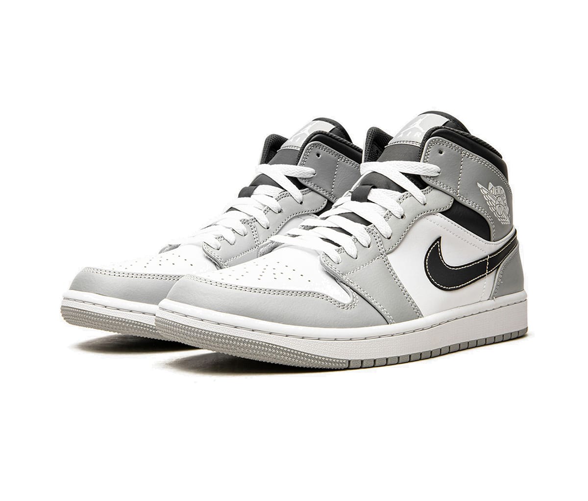 Air Jordan 1 Mid Light Smoke Gray Anthracite