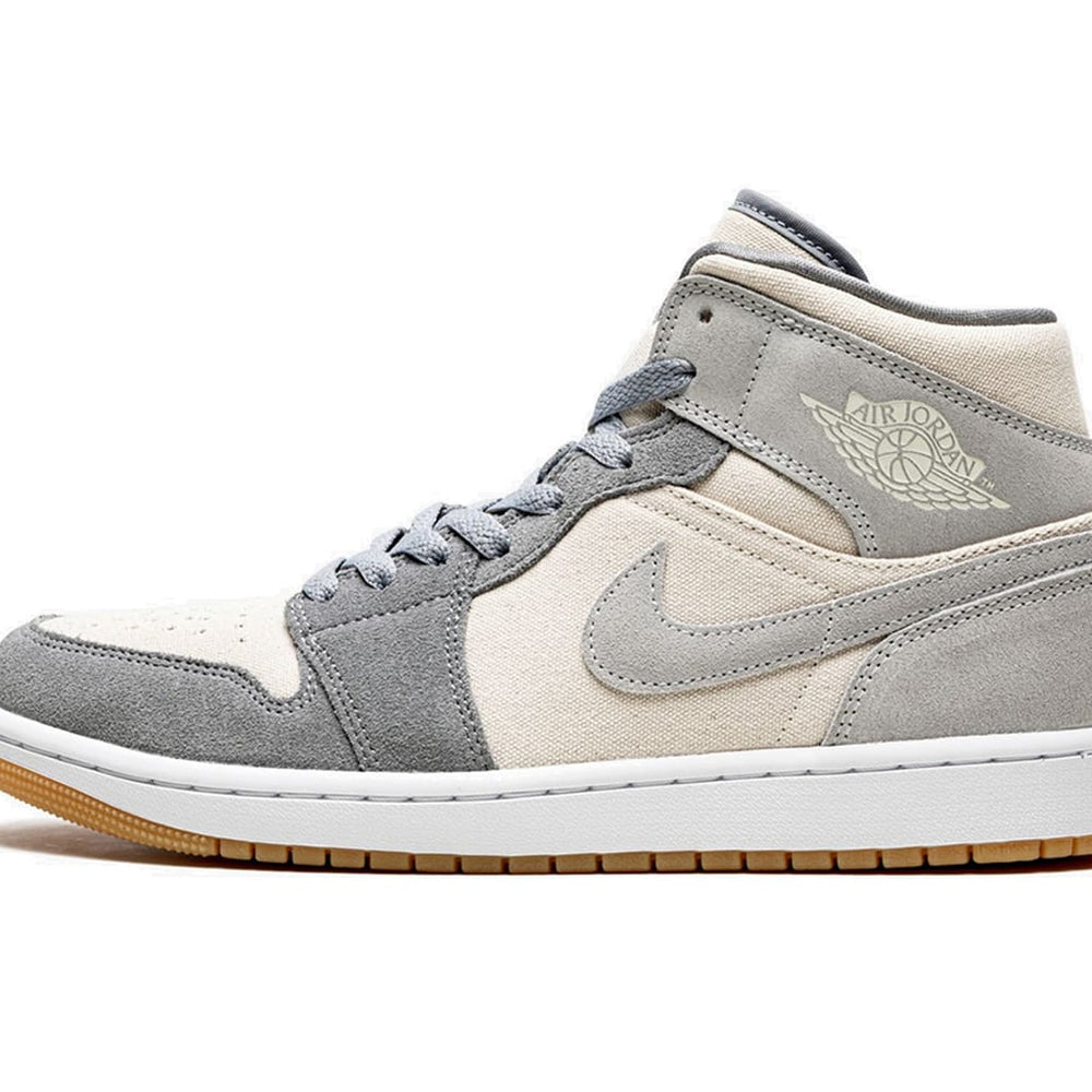 Air Jordan 1 Mid Coconut Milk Particle Grey