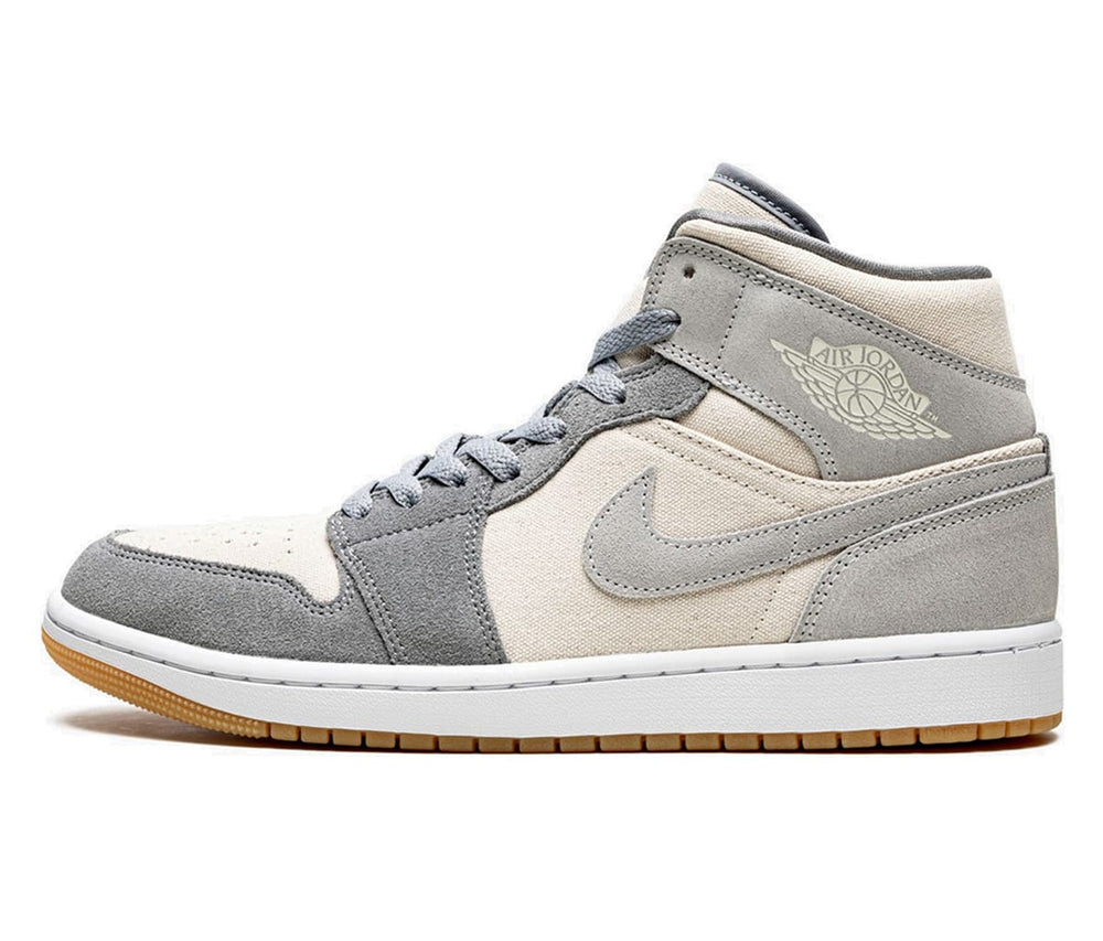 Air Jordan 1 Mid Coconut Milk Particle Grey