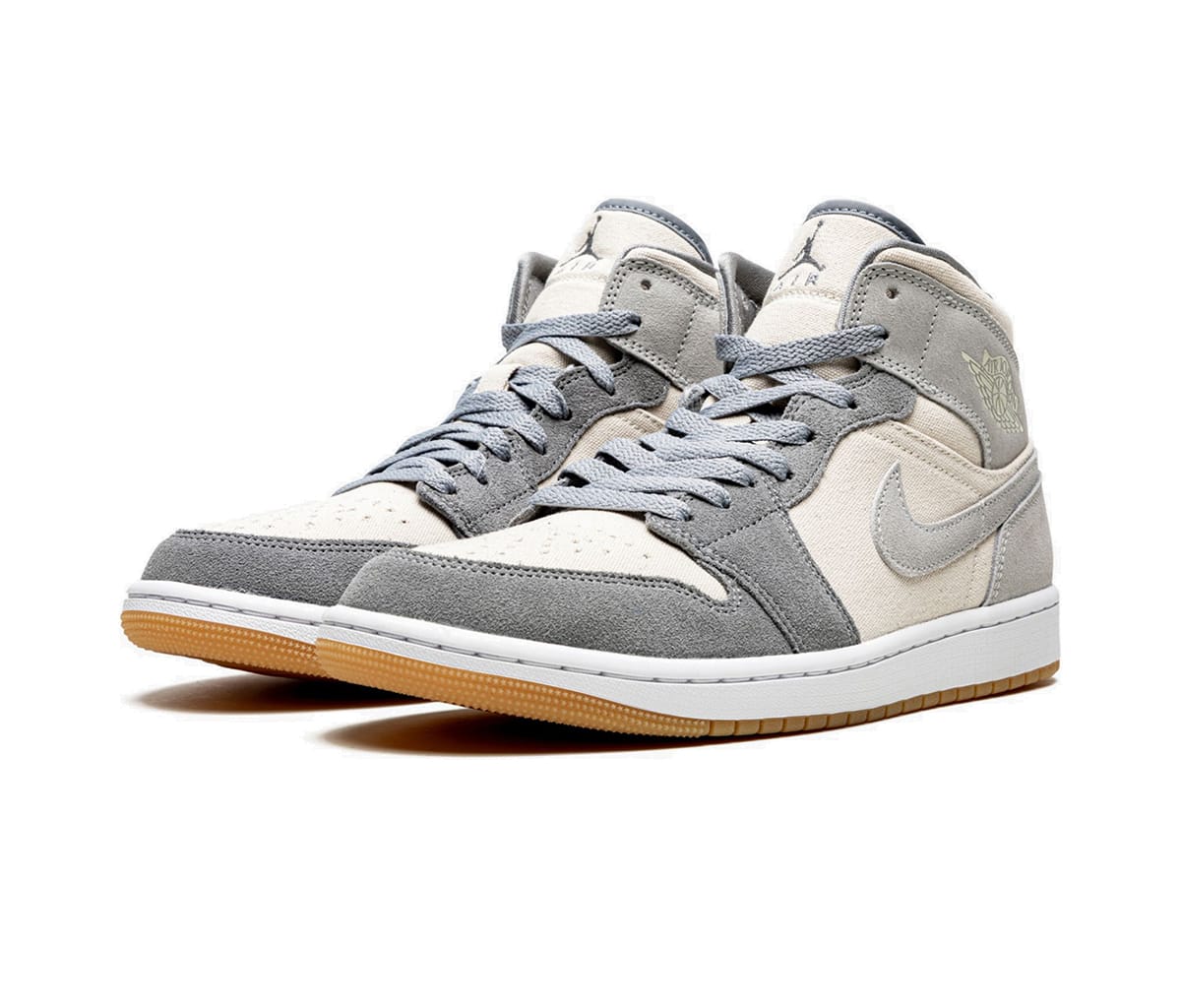 Air Jordan 1 Mid Coconut Milk Particle Grey