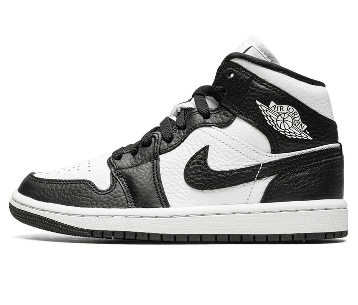 Air Jordan 1 Mid Split Black White (W)