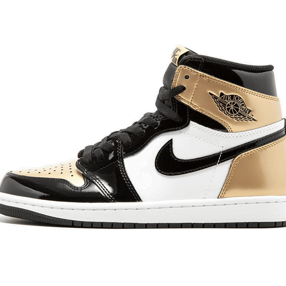 Air Jordan 1 Retro High Patent Gold Toe