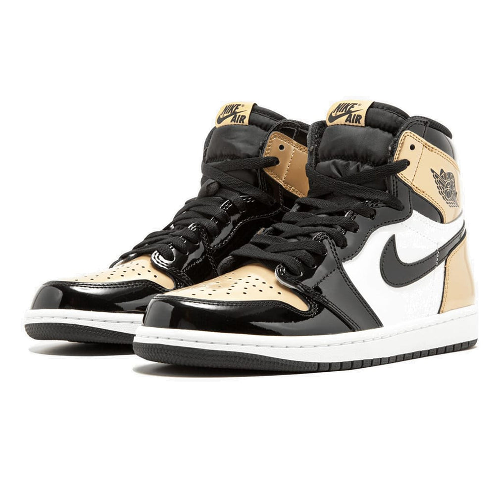 Air Jordan 1 Retro High Patent Gold Toe