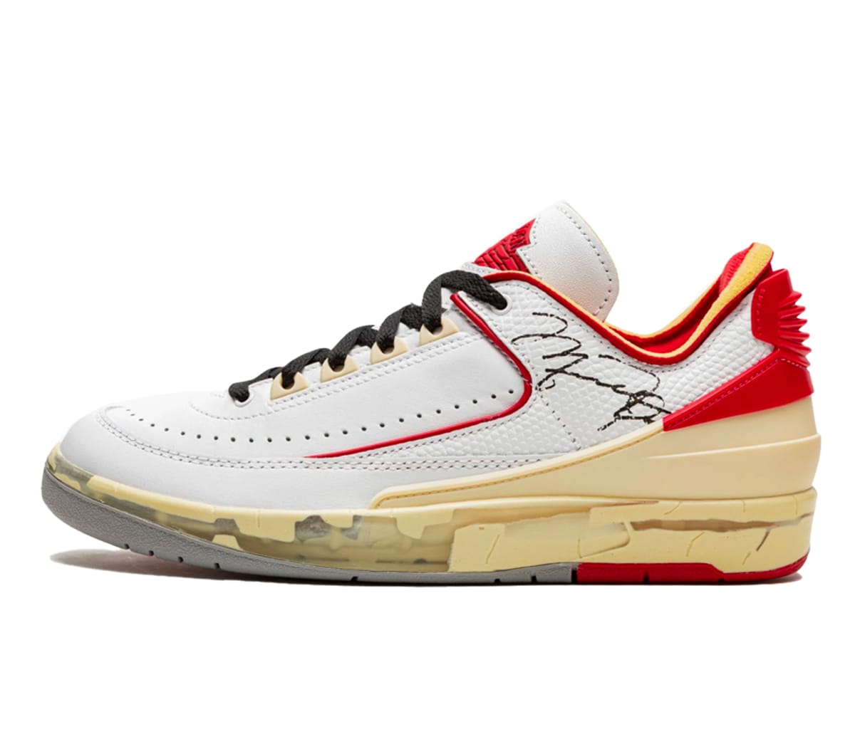 Air Jordan 2 Retro Low Off-White White Red