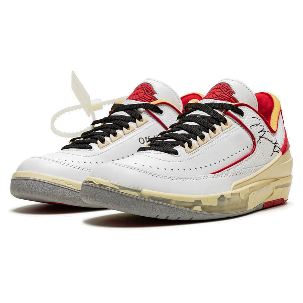 Air Jordan 2 Retro Low Off-White White Red