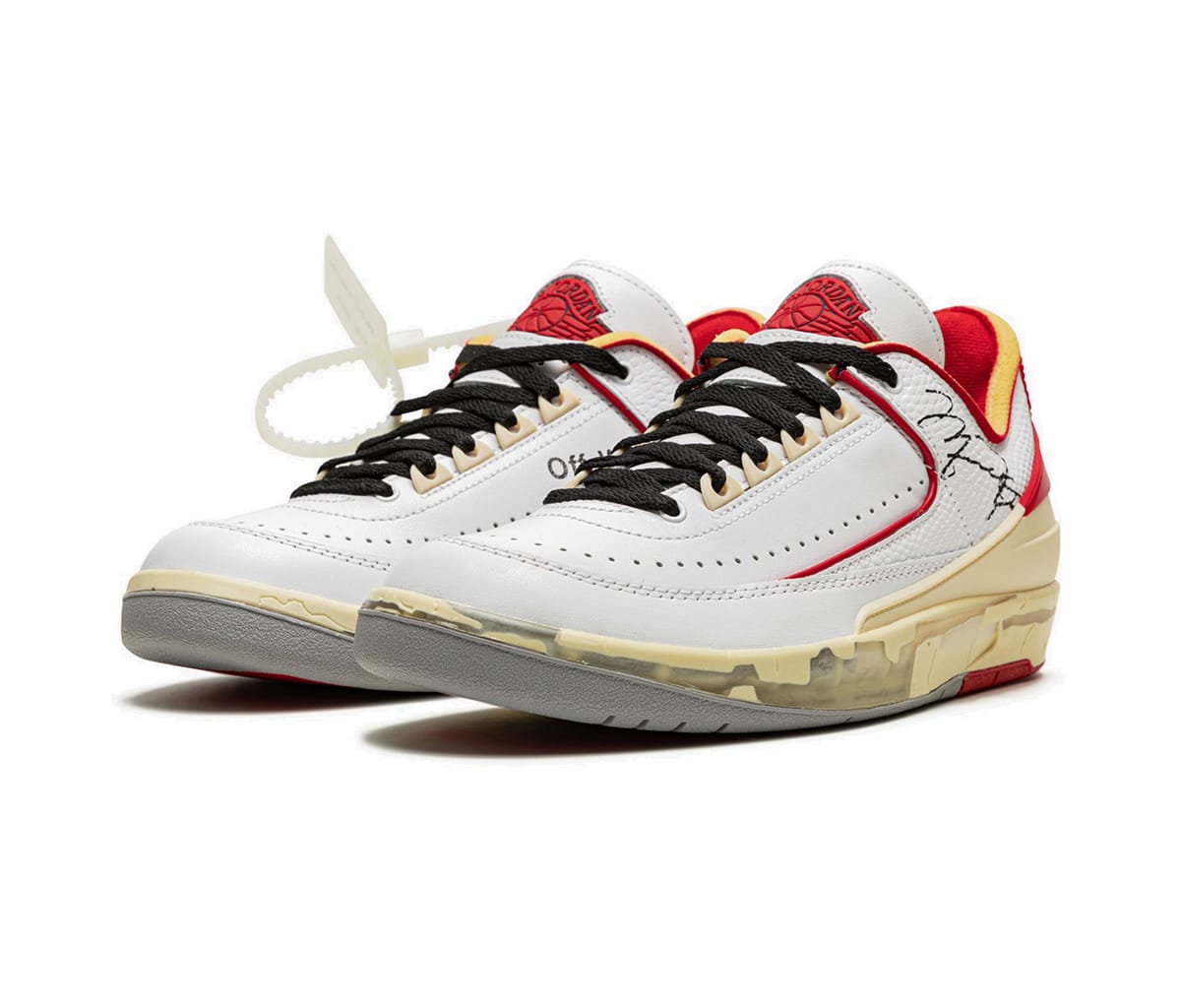 Air Jordan 2 Retro Low Off-White White Red