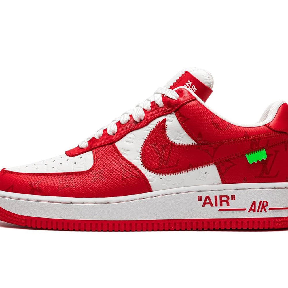 Nike Air Force 1 Low Louis Vuitton By Virgil Abloh White Red