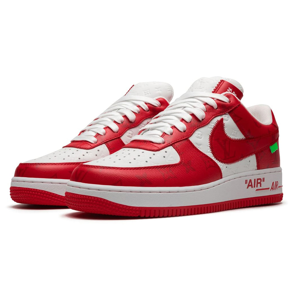 Nike Air Force 1 Low Louis Vuitton By Virgil Abloh White Red